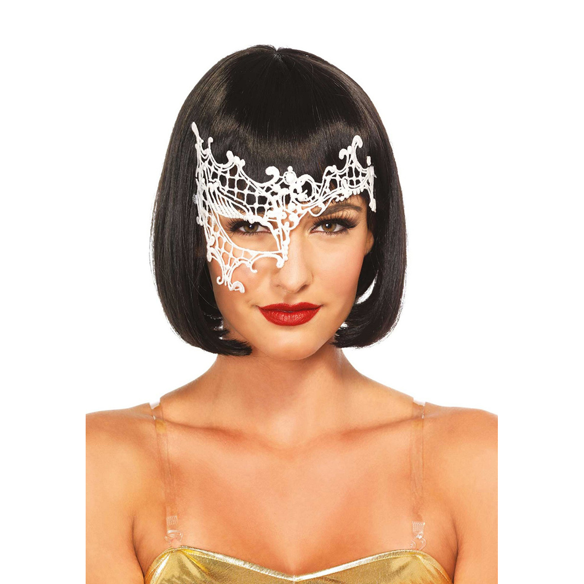 Maska DARING VENETIAN EYE MASK white Maska DARING VENETIAN EYE MASK white