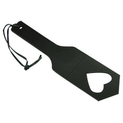 Kožená plácačka se srdcem Kožená plácačka se srdcem