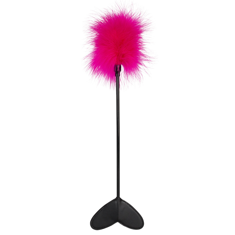 Dráždidlo péřové BAD KITTY WAND růžové