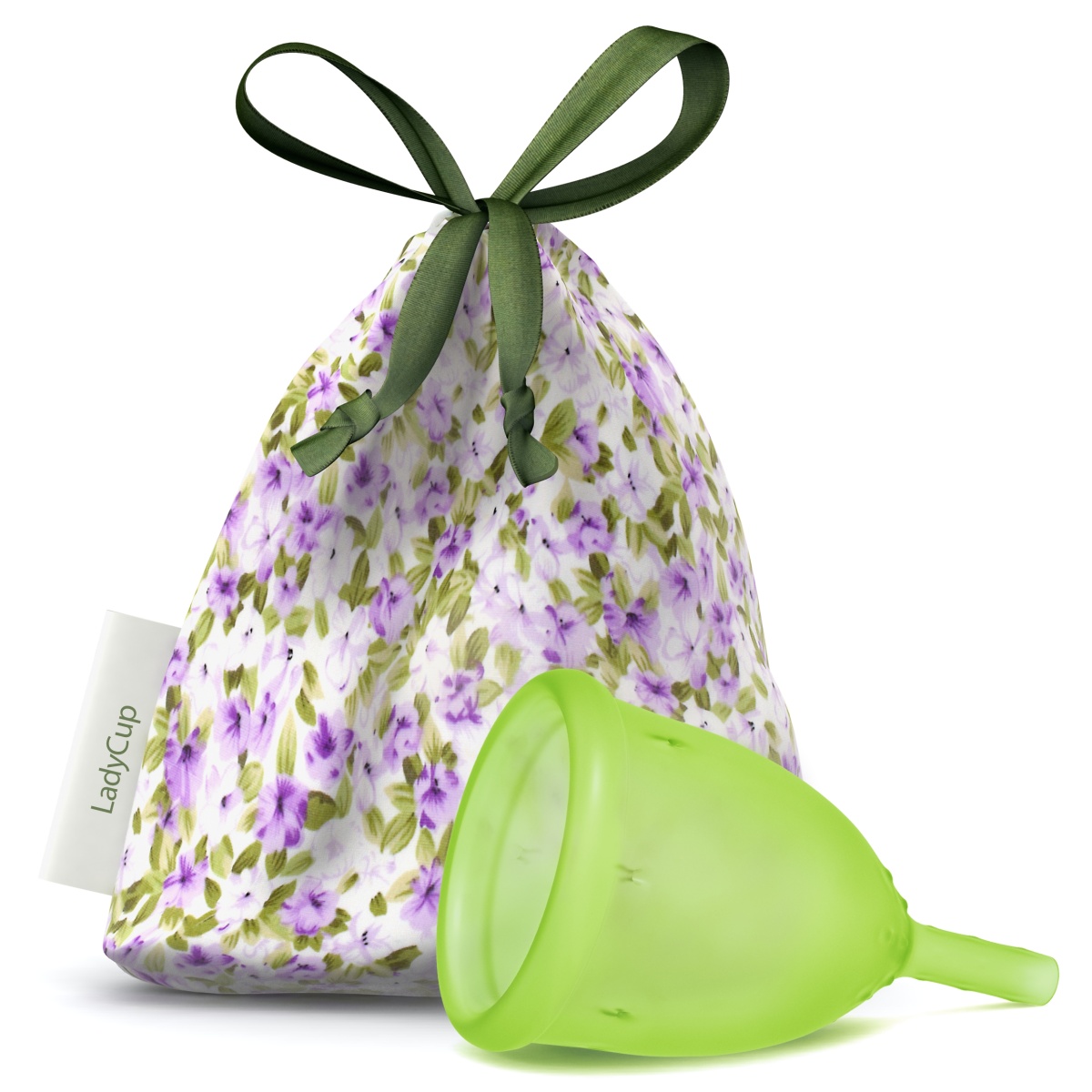 Menstruační kalíšek LadyCup LUX zelený vel. S