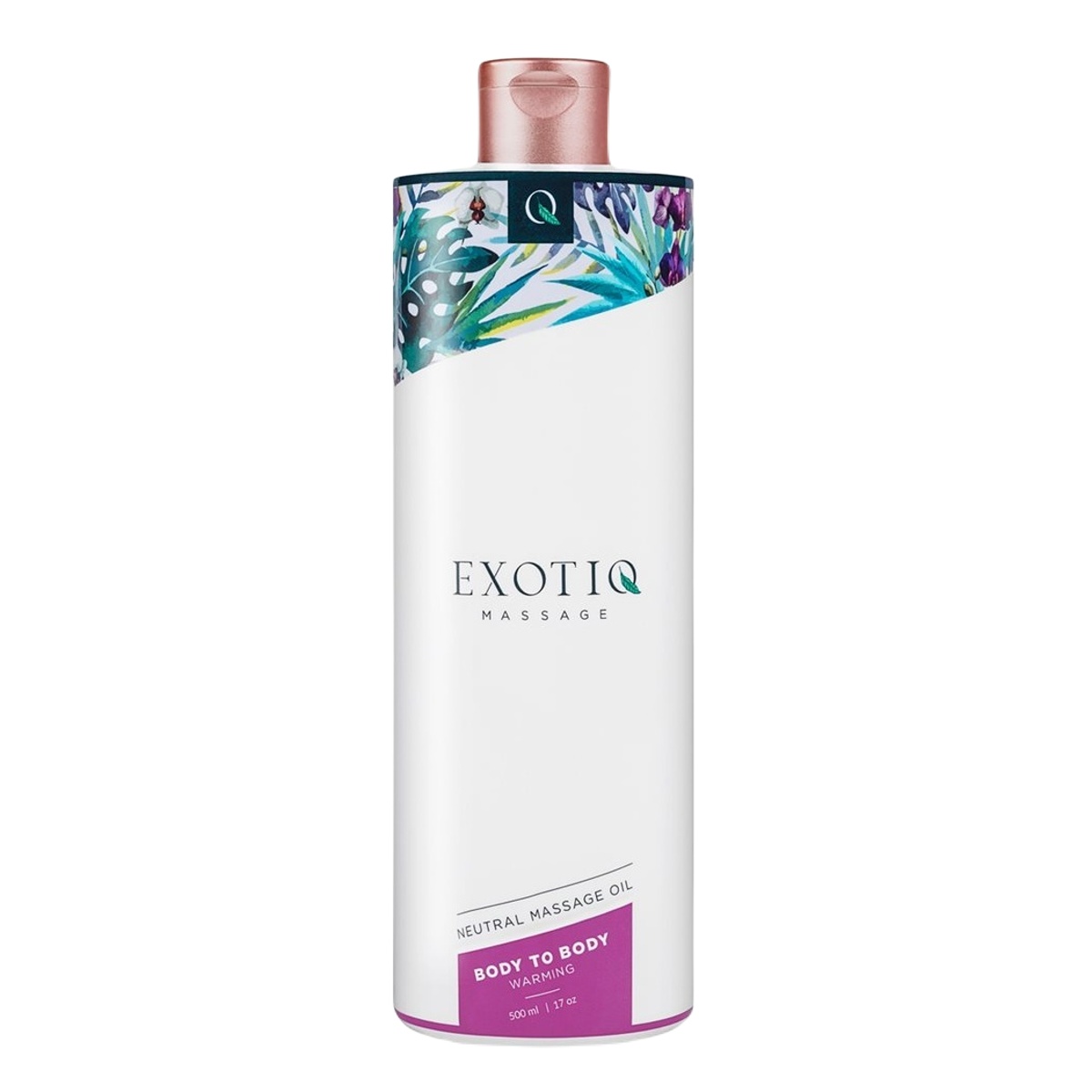 Olej masážní Exotiq BODY TO BODY WARMING 500 ml