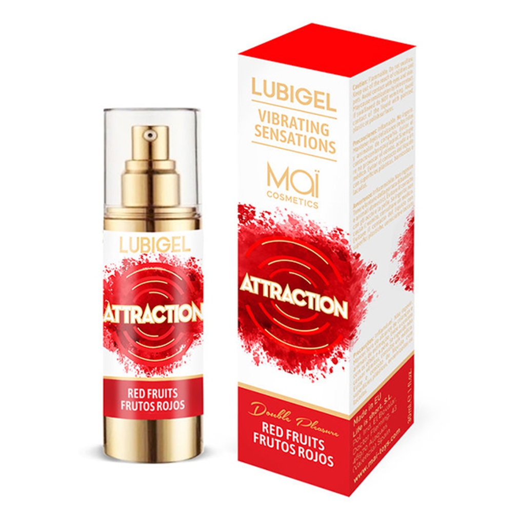 Gel MAI LUBIGEL LIQUID VIBRATOR red fruits