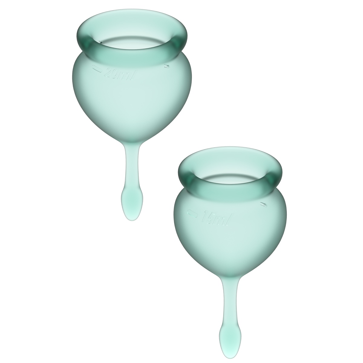 Menstruační kalíšky SATISFYER FEEL GOOD MENSTRUAL CUP lahvové