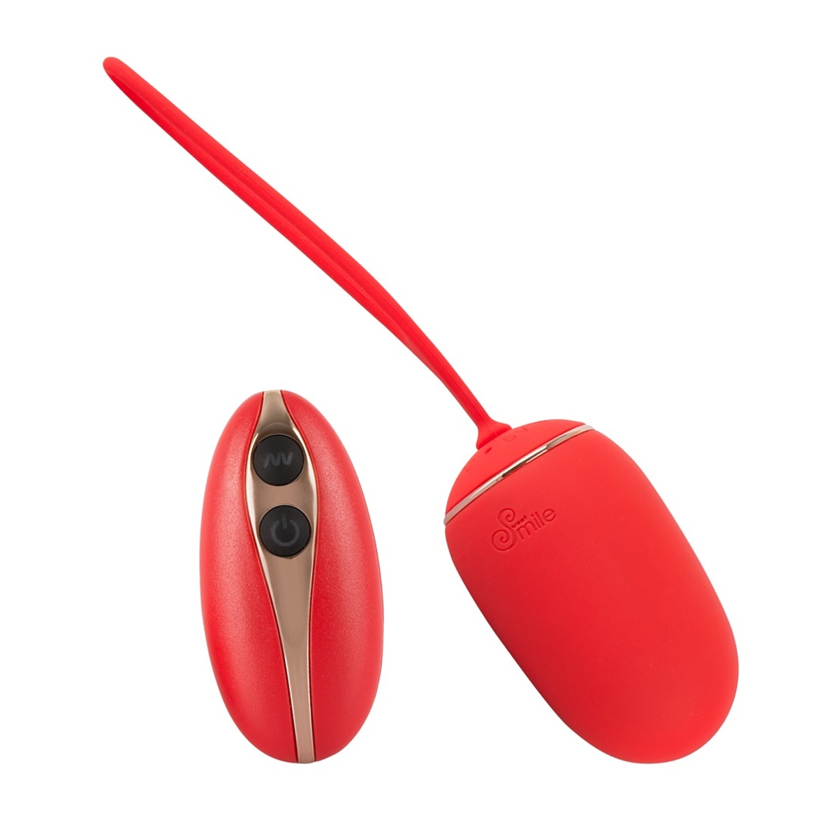 Vibrační vajíčko Sweet Smile RC Love Ball red