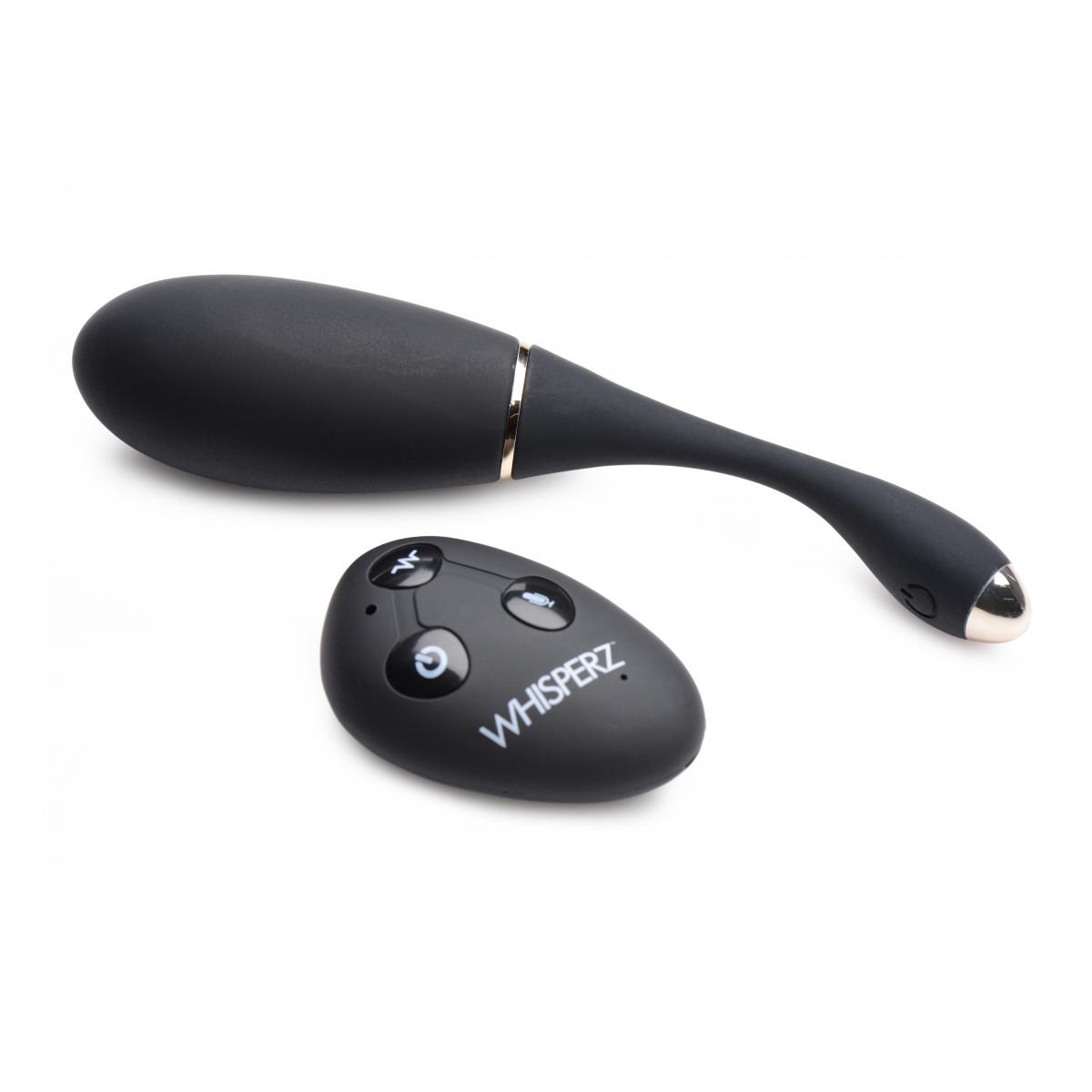 Vibrační vajíčko WHISPERZ Vibrating Egg With Voice Activation black