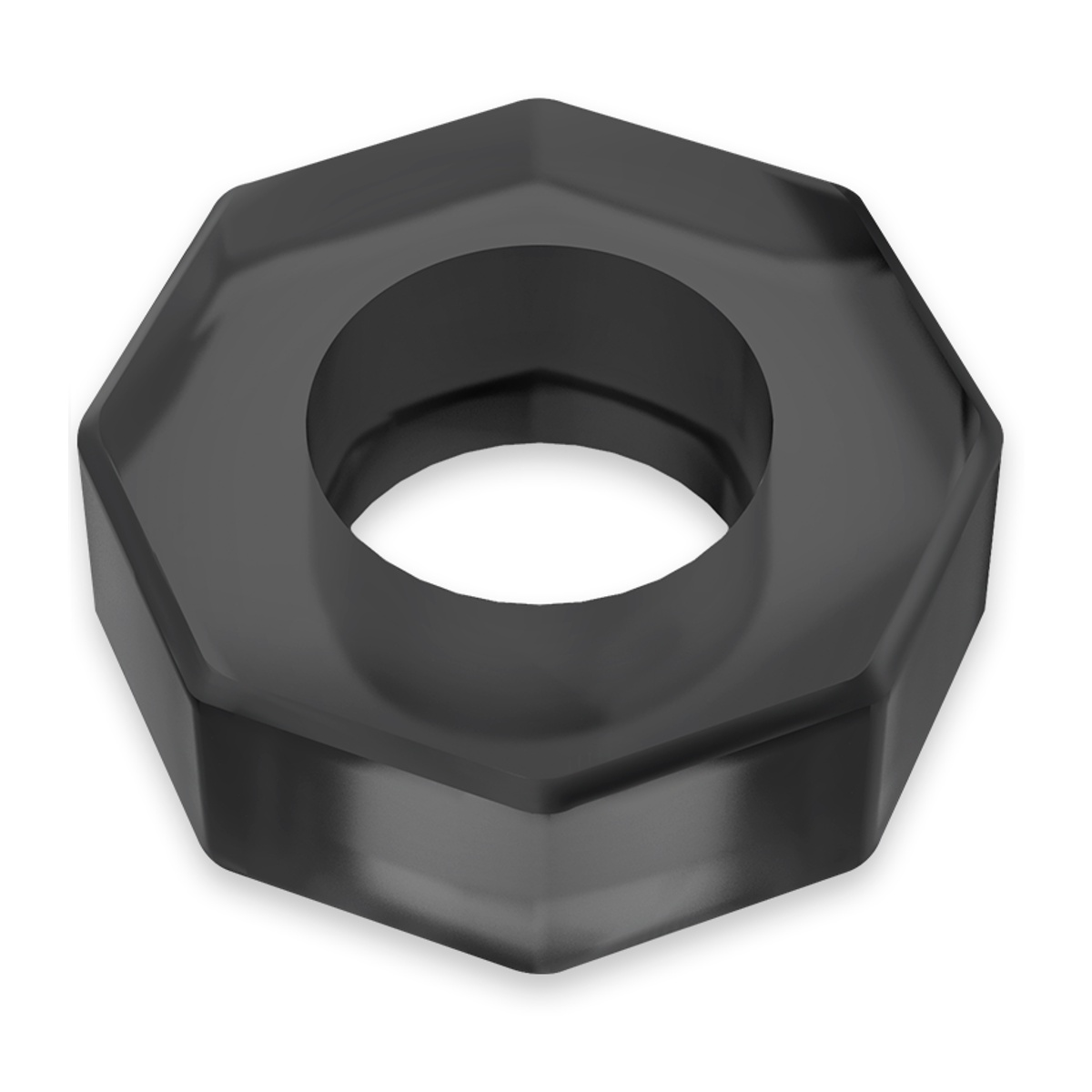 Kroužek na penis POWERING Super Flexible Resistant Ring 5 cm PR10 black