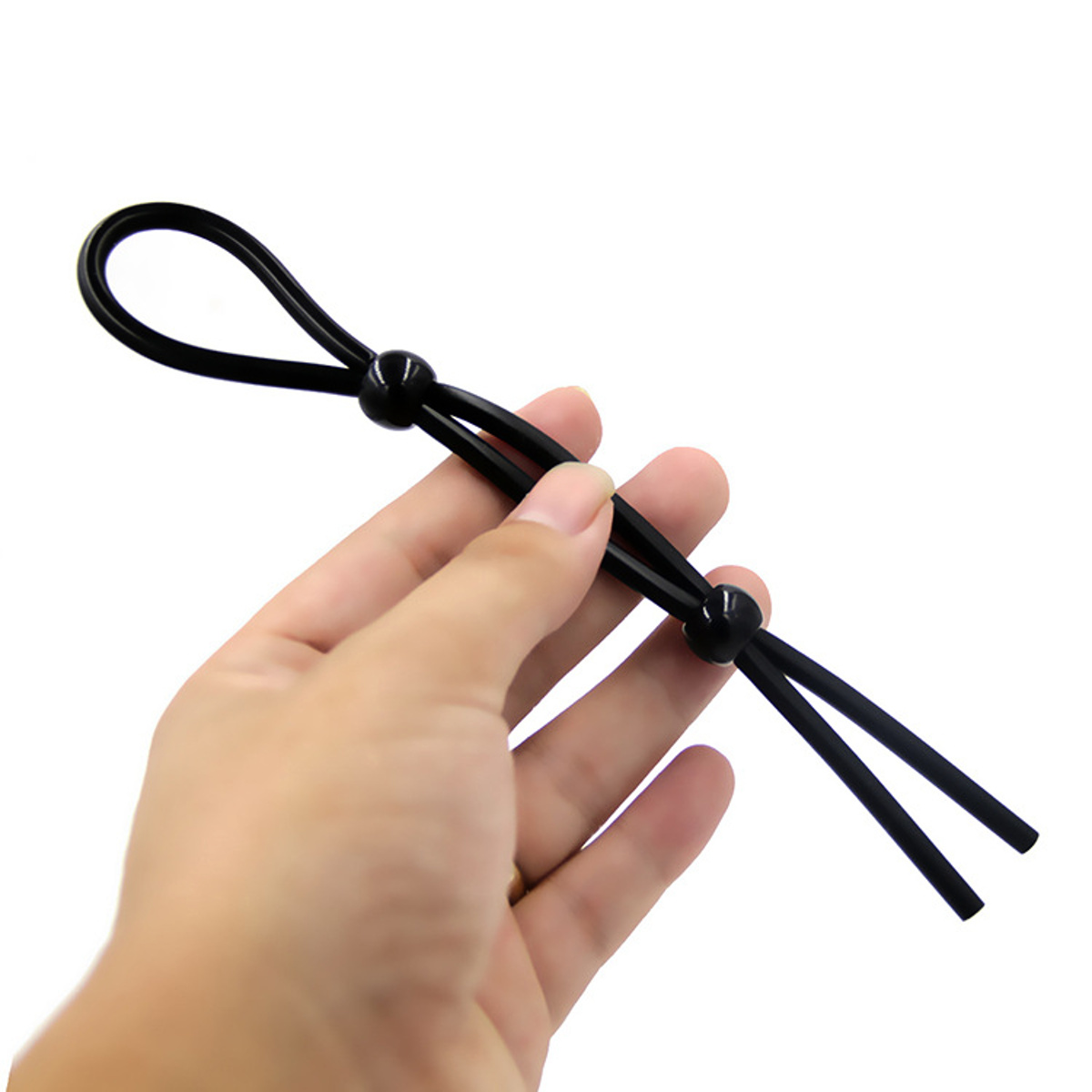 Erekční smyčka JoyFlesh Tourniquet černá