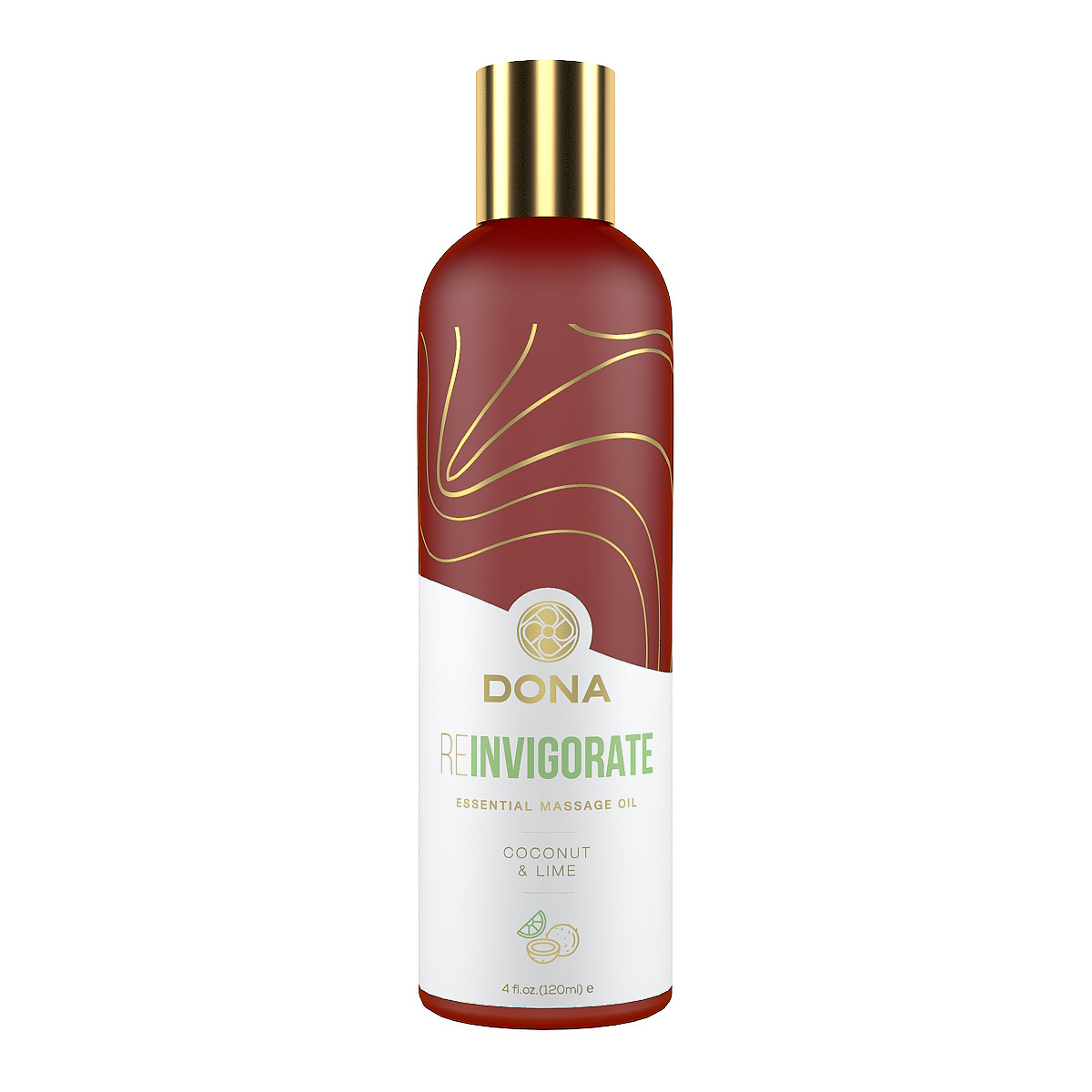 Dona Essential Massage Oil Reinvigorate Coconut Lime 120 ml