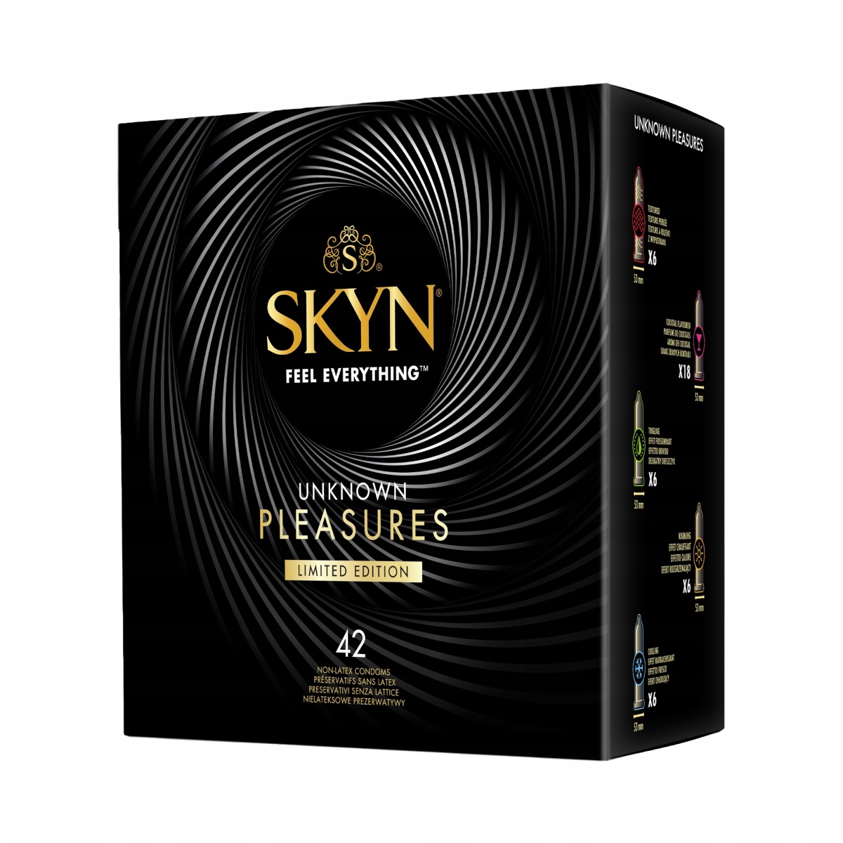 Kondom SKYN Unknown Pleasures 42 ks