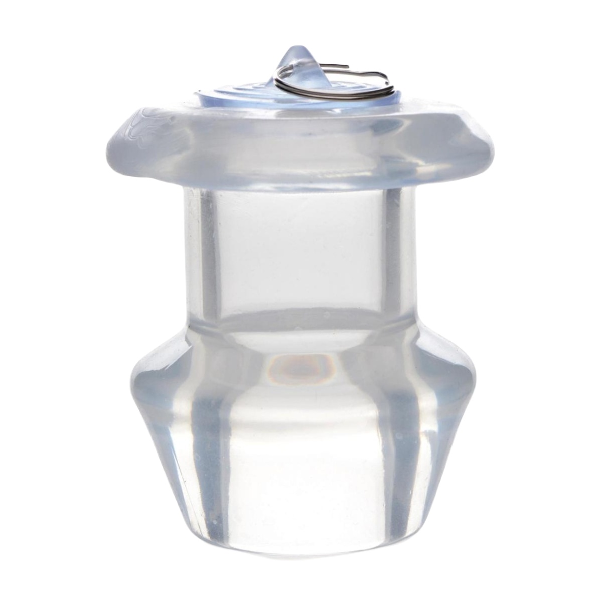 Tunel anální Master Series Hollow with Stopper velký transparentní Tunel anální Master Series Hollow with Stopper velký transparentní