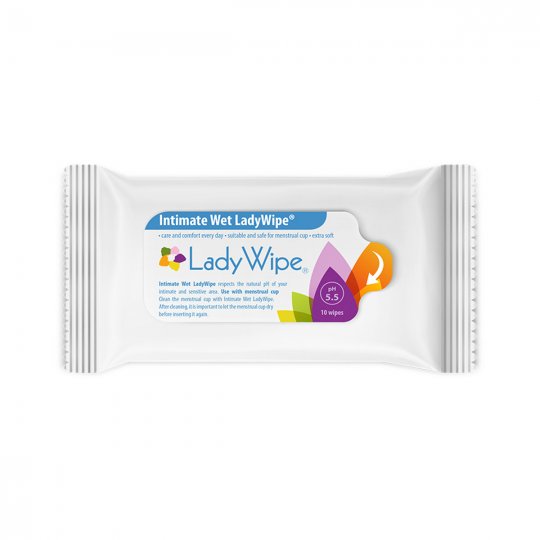 Vlh�en� ubrousky LADYWIPE pro intimn� hygienu 10 ks
