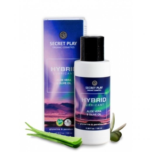 Lubrika�n� gel SECRET PLAY Hybrid Aloe Vera and Olive oil 100 ml