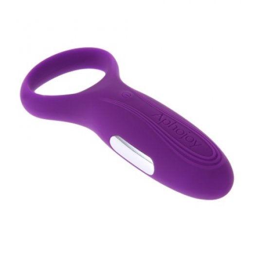 Krou�ek na penis APHOJOY nab�jec� fialov�