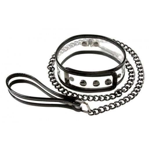 Obojek Bare Bondage Collar and 18 Inch Leash