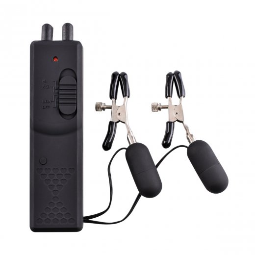 Sk�ipce na bradavky VIBRATING NIPPLE CLAMPS