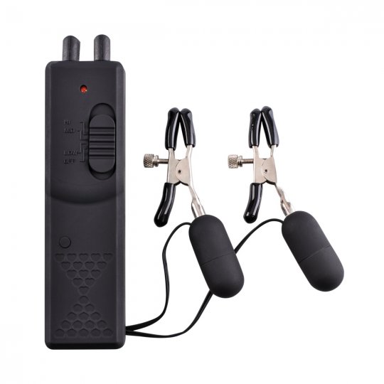 Sk�ipce na bradavky VIBRATING NIPPLE CLAMPS