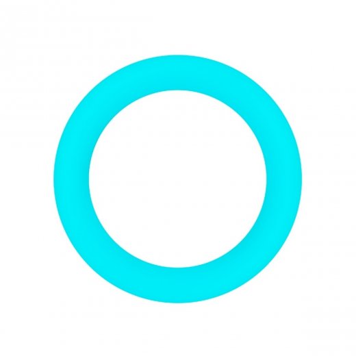 Krou�ek na penis FIREFLY HALO LARGE blue
