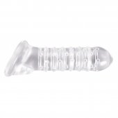 N�vlek na penis RENEGADE Ribbed Sleeve clear