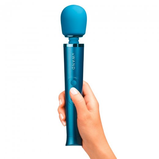 Mas�n� hlavice le WAND Petite Rechargeable Massager vibra�n� blue