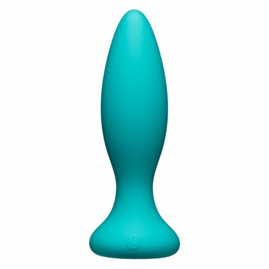 Kol�k an�ln� Doc Johnson Vibe Beginner Plug vibra�n� aqua