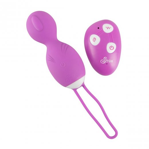 Vibra�n� kuli�ky Sweet Smile Rotating Love Balls fialov�