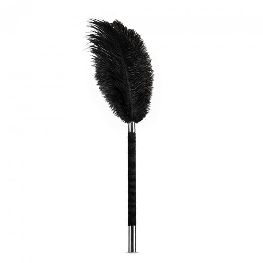 Dr�didlo p��ov� Blush NOIR SOFT FEATHER TICKLER �ern�