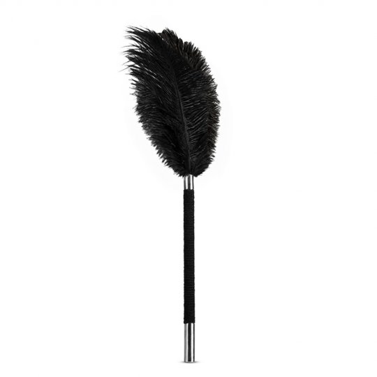 Dr�didlo p��ov� Blush NOIR SOFT FEATHER TICKLER �ern�