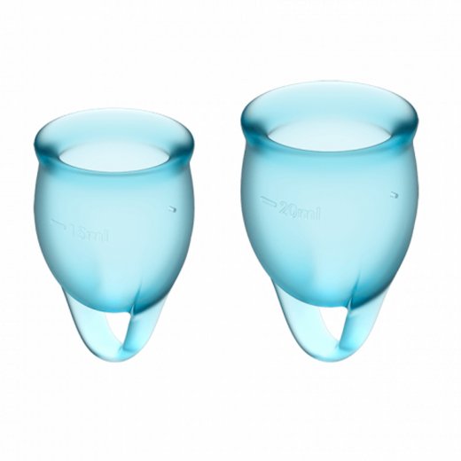 Menstrua�n� kal�ky SATISFYER FEEL CONFIDENT MENSTRUAL CUP tyrkysov�