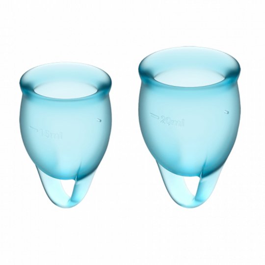 Menstrua�n� kal�ky SATISFYER FEEL CONFIDENT MENSTRUAL CUP tyrkysov�