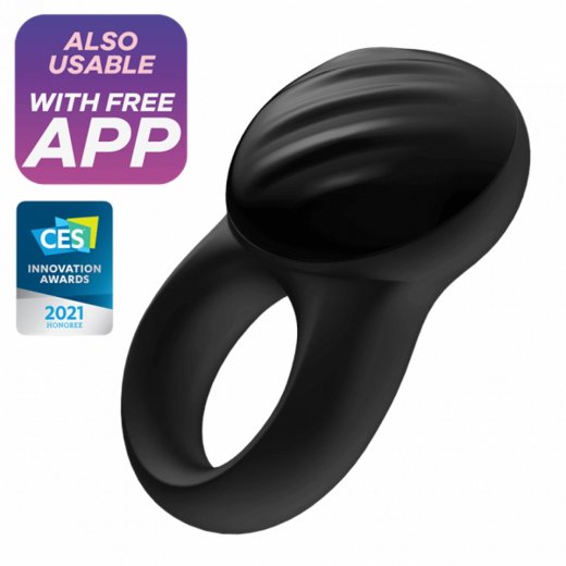 Krou�ek na penis SATISFYER SIGNET �ern�