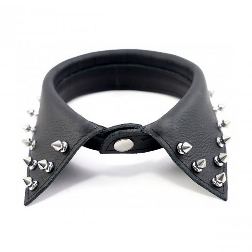L�mec The RED Shirt Collar with Spikes �ern�