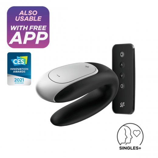 Vibr�tor SATISFYER DOUBLE FUN �ern�