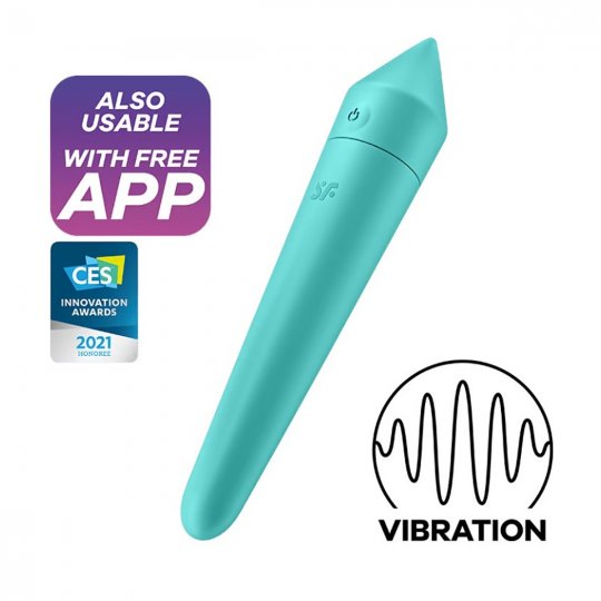Vibr�tor SATISFYER ULTRA POWER BULLET 8 tyrkysov�