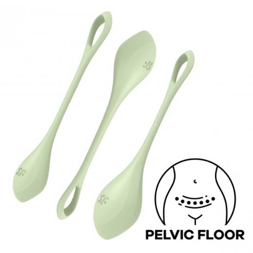 Sada vagin�ln�ch �inek SATISFYER YONI POWER 2 TRAINING zelen�