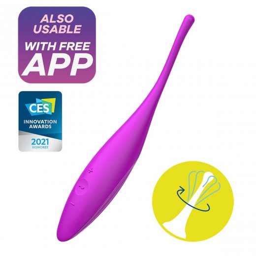 Vibr�tor SATISFYER TWIRLING JOY fialov�