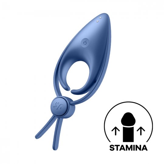 Krou�ek na penis SATISFYER SNIPER modr�