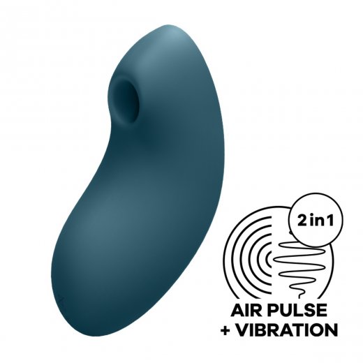 Stimul�tor klitorisu SATISFYER Vulva Lover 2 modr�