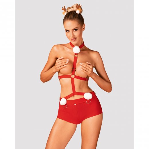 Kost�m v�no�n� Obsessive Ms. Reindy �erven�