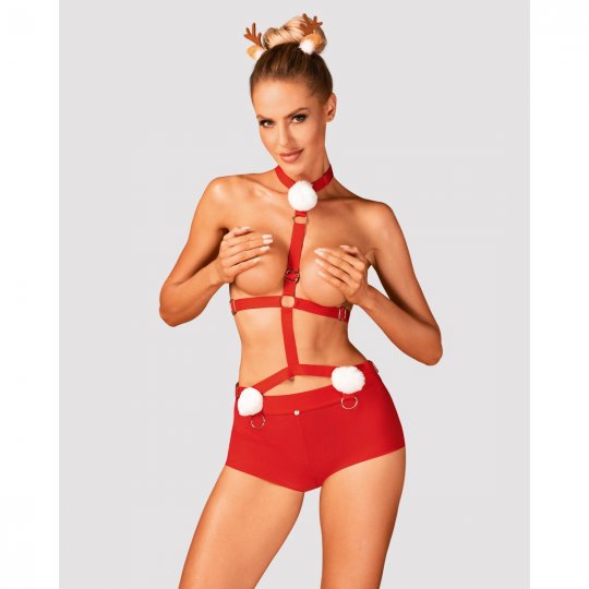 Kost�m v�no�n� Obsessive Ms. Reindy �erven�