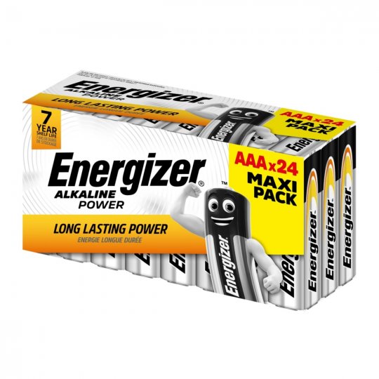 Baterie Energizer Alkaline power AAA 24 ks
