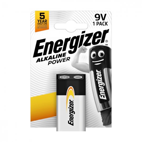 Baterie Energizer Alkaline power 9V 1 ks