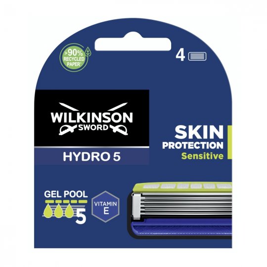 N�hradn� hlavice WILKINSON Sword Hydro 5 Skin Protection Sensitive 4 ks