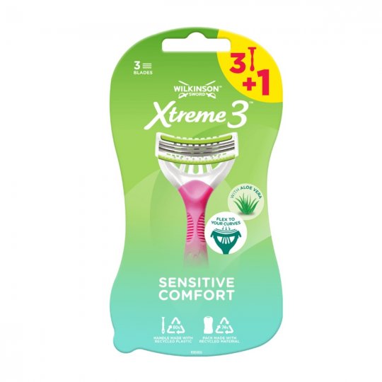 Holic� strojek WILKINSON Sword Xtreme 3 Sensitive Comfort d�msk� 3+1 ks