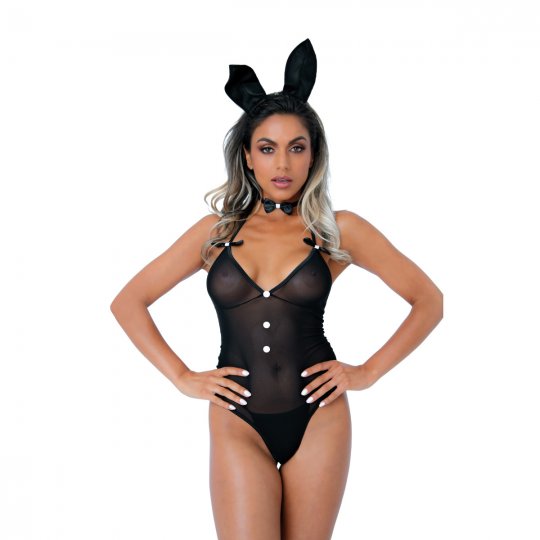 Kost�m DARING INTIMATES Tuxedo Bunny �ern� S/M