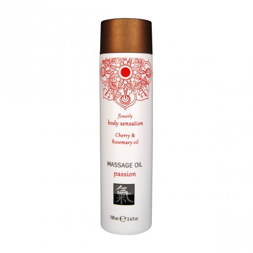 Olej mas�n� HOT Shiatsu passion Cherry & Rosemary oil 100 ml