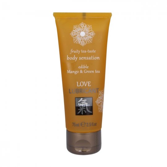 Lubrika�n� gel HOT Shiatsu Love Mango & Green Tea jedl� 75 ml