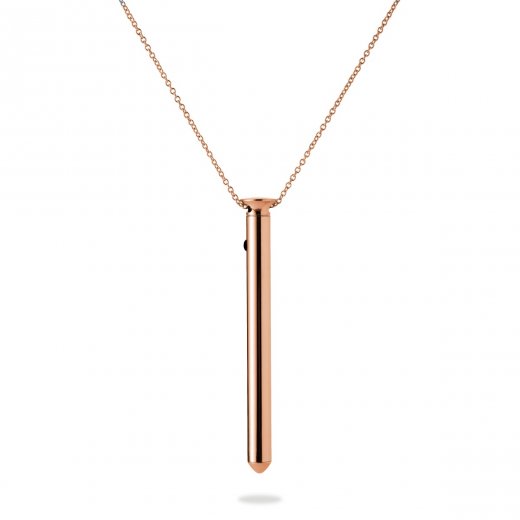 N�hrdeln�k s vibr�torem CRAVE - VESPER 2 ROSE GOLD