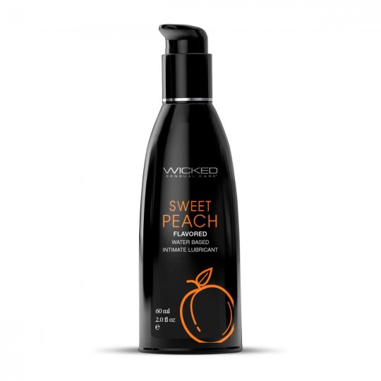 Lubrika�n� gel WICKED AQUA Sweet Peach Flavored 60 ml