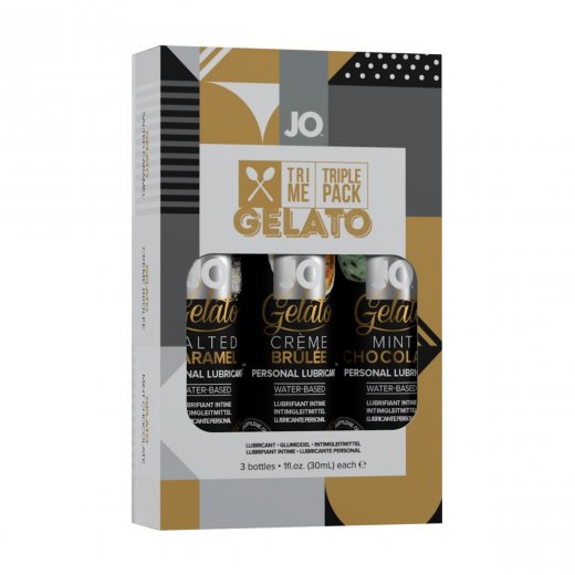 Lubrika�n� gely System JO Tri Me Triple Pack Gelato 3x30 ml