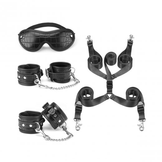 Sada bond�n� Liebe Seele Temptation Under Bed Mattress Restraint Kit �ern�